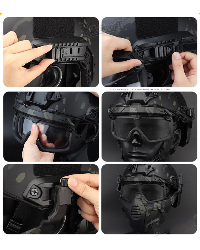 Tacticool Mask Multi-dimensional Split Outdoor Tactical Mask – Techwear Official