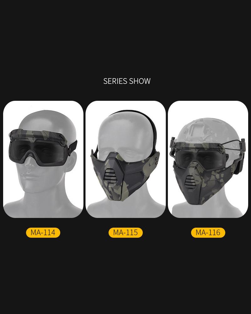 Multidaced Mask Multi-dimensional Split Outdoor Tactical Mask – Techwear Official