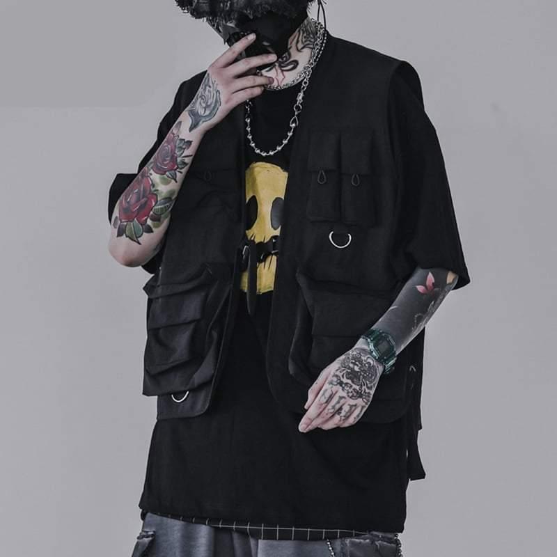 Techwear vest,tactical vest,fishing vest,black vest,motorcycle vest,hunting vest,lightweight mens outdoor vests,outdoor vests,vest jacket,cropped vest,utility vest,biker vest,cargo vest,sleeveless vest,vest outfits,mens vests,vests for men,black vest mens,tactical vest for men,mens black vestl