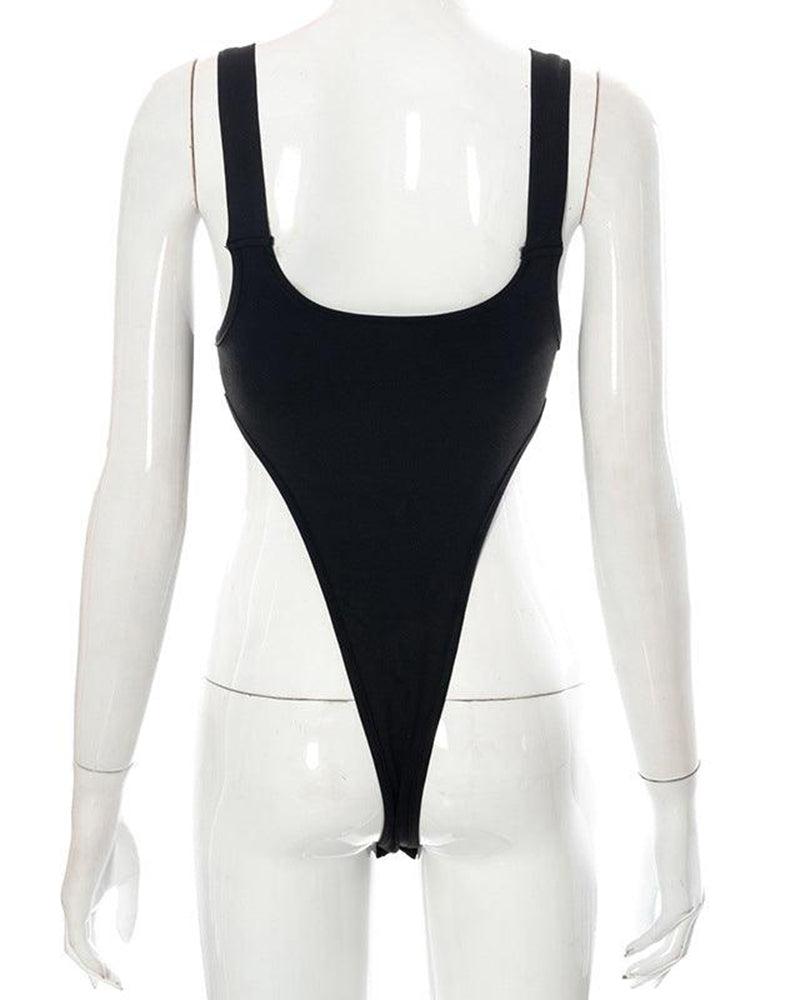 My Happy Ending Buckle Strap Bodysuit - Techwear Official