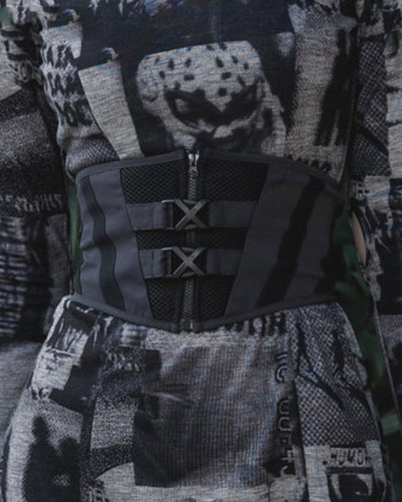 Never Ending Energy Buckle Corset Top - Techwear Official