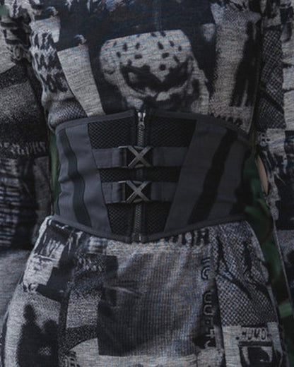 Never Ending Energy Buckle Corset Top - Techwear Official