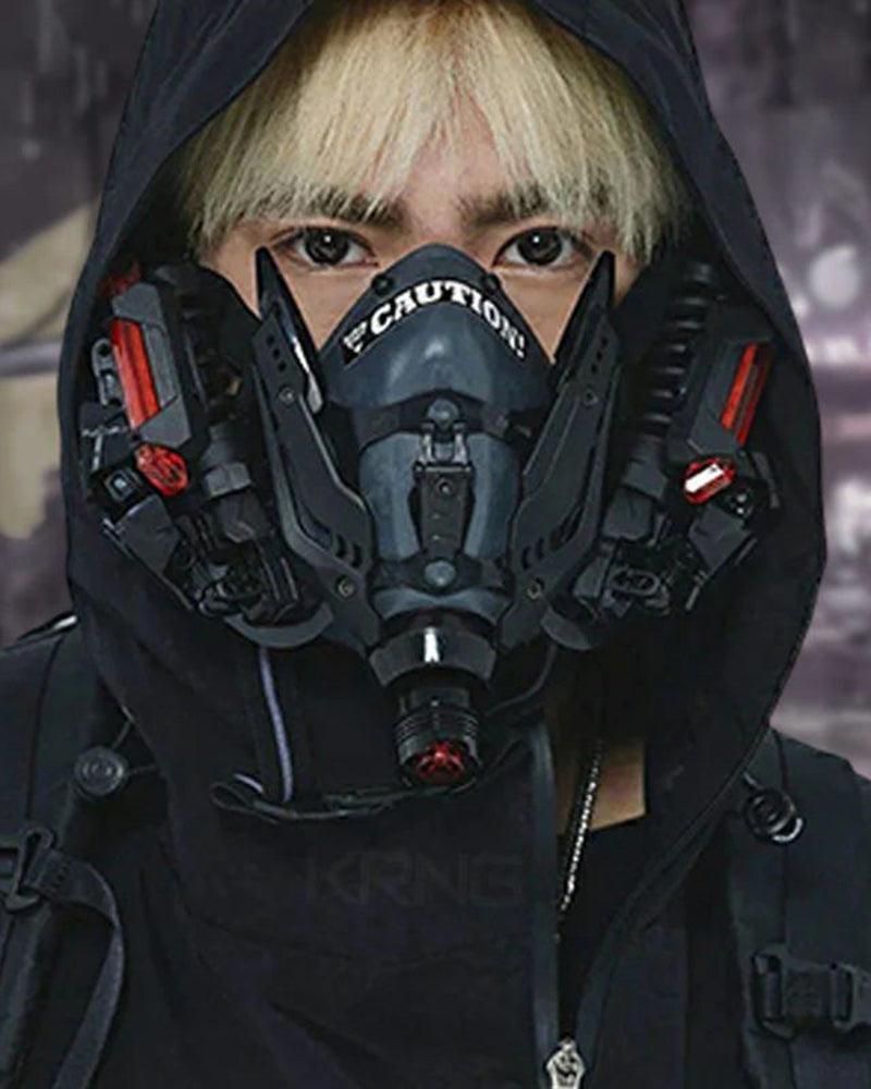 cyberpunk mask,led halloween mask,led mask halloween,cyberpunk art,cyberpunk fashion,cyber fashion,cyberpunk aesthetic,techwear mask,black face mask,led mask,led face mask,halloween mask,half face mask