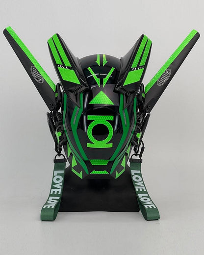 New Era Cyberpunk Warrior Horn Mask - Techwear Official