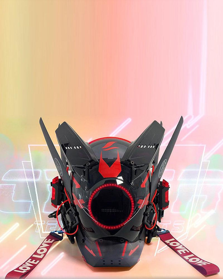 New Era Cyberpunk Warrior Horn Mask - Techwear Official