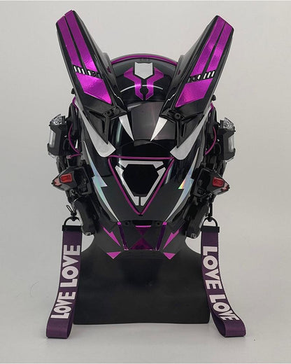 New Era Cyberpunk Warrior Horn Mask - Techwear Official