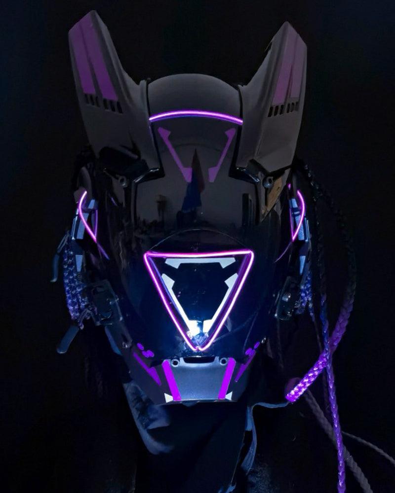 cyberpunk helmet,cyberpunk mask,cyberpunk mask helmet,led halloween mask,led mask halloween,cyberpunk art,cyberpunk fashion,cyber fashion,cyberpunk aesthetic,sci fi helmet,futuristic helmet,techwear mask,black face mask,led mask,led face mask,halloween mask