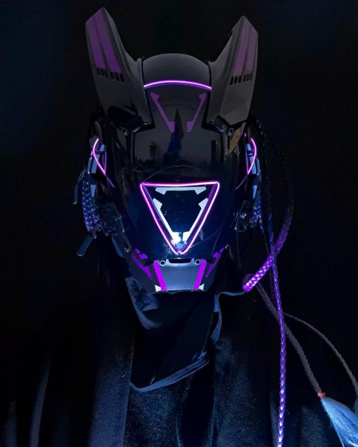 Night Game Dreadlocks Mask - Techwear Official