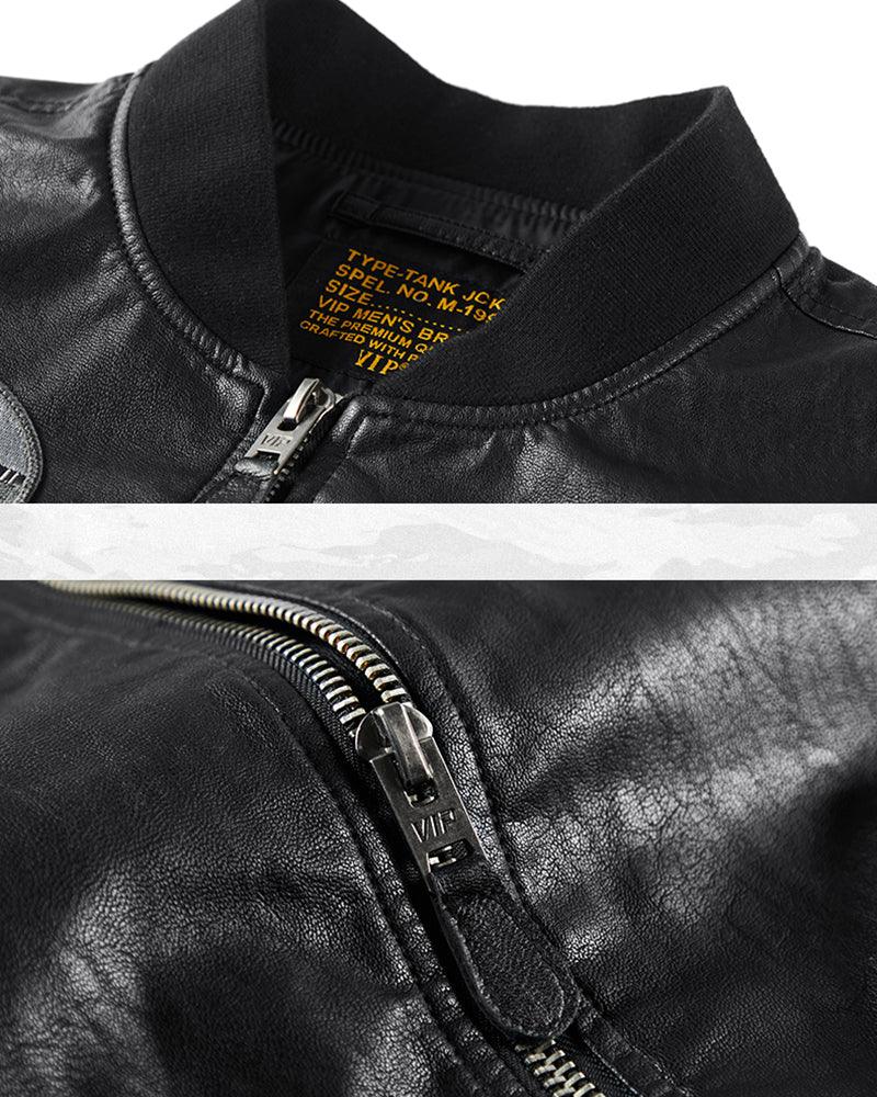 The Return of The King Flight PU Jacket - Techwear Official