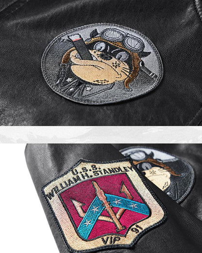 The Return of The King Flight PU Jacket - Techwear Official