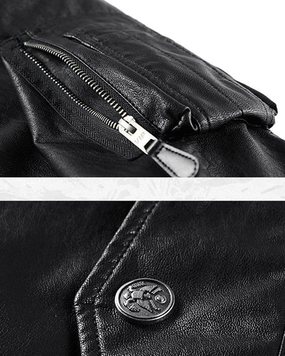 The Return of The King Flight PU Jacket - Techwear Official