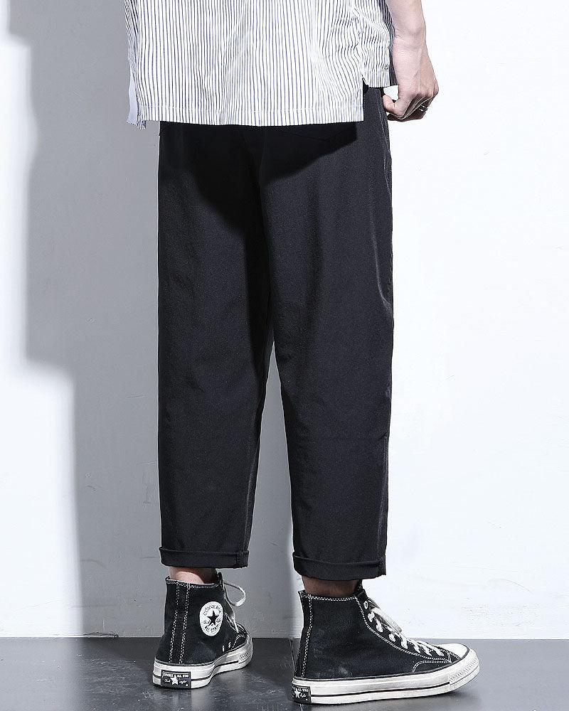 Summer Beach Ice Silk Ankle-length Pants - Techwear Official