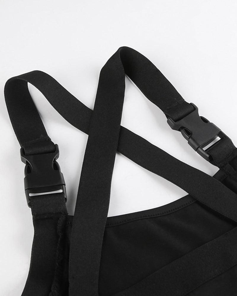 One I Adore Buckle Strap Bodysuit - Techwear Official