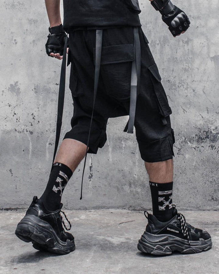 One I Adore Multi-Pocket Ninja Shorts - Techwear Official