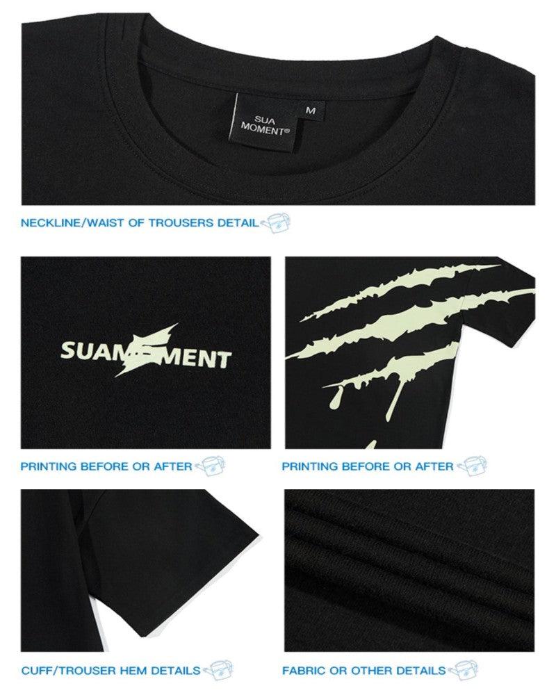 One Love Claw Scratches Fluorescent T-Shirt - Techwear Official