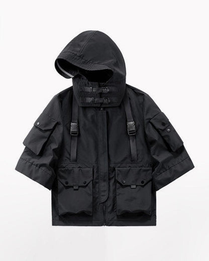 Hooded Jacket,hooded jacket men,jacket,Techwear jacket,Futuristic jacket,techwear jacket, tech jacket,cyberpunk jacket, cyberpunk techwear jacket, cyberpunk aesthetic outfits,cyberpunk clothes,cyber fashion,cyberpunk aesthetic,cyberpunk fashion,cyberpunk samurai jacket, samurai jacket cyberpunk,ninja costume,ninja halloween costume,samurai jacket