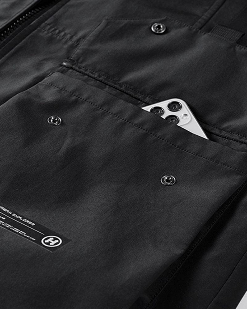 Only Time Short Sleeve Hooded Jacket - Techwear Official