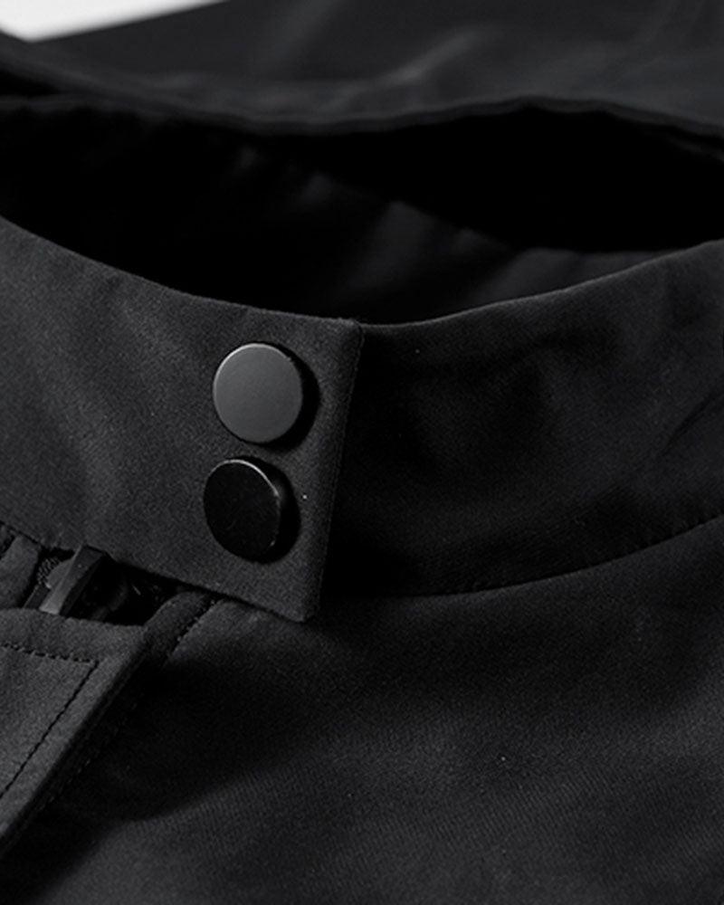 Only Time Short Sleeve Hooded Jacket - Techwear Official