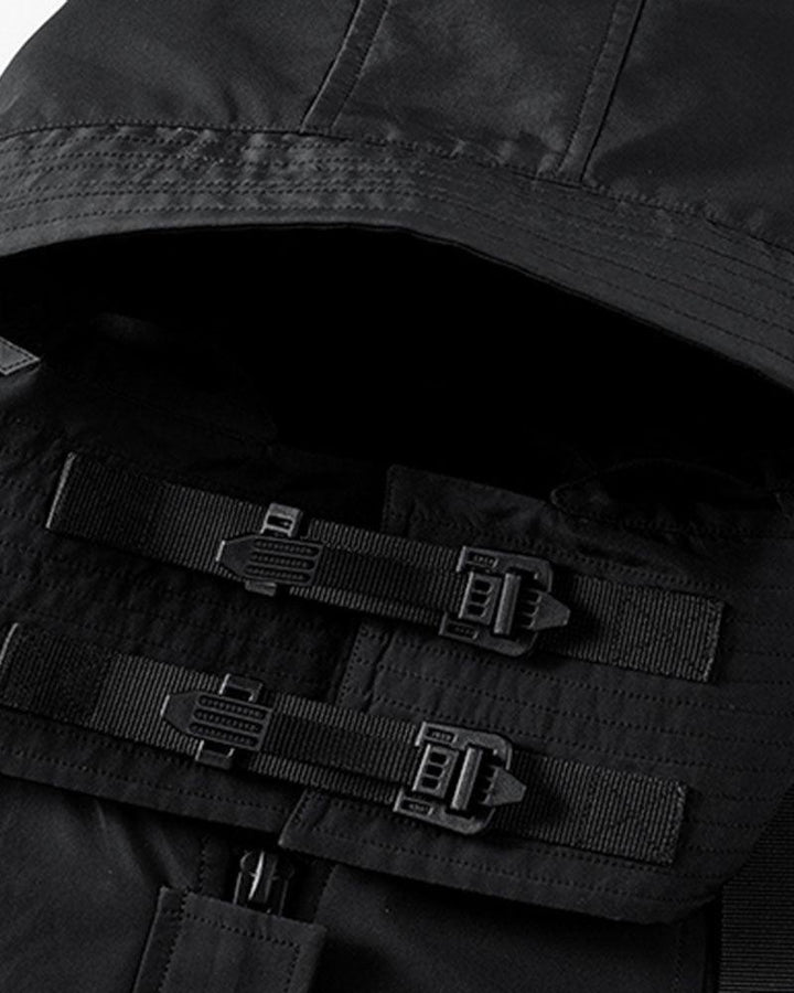 Techwear Futuristic Short Sleeve Hooded Jacket – Techwear Official