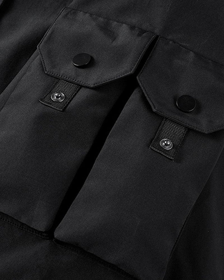 Techwear Futuristic Short Sleeve Hooded Jacket – Techwear Official