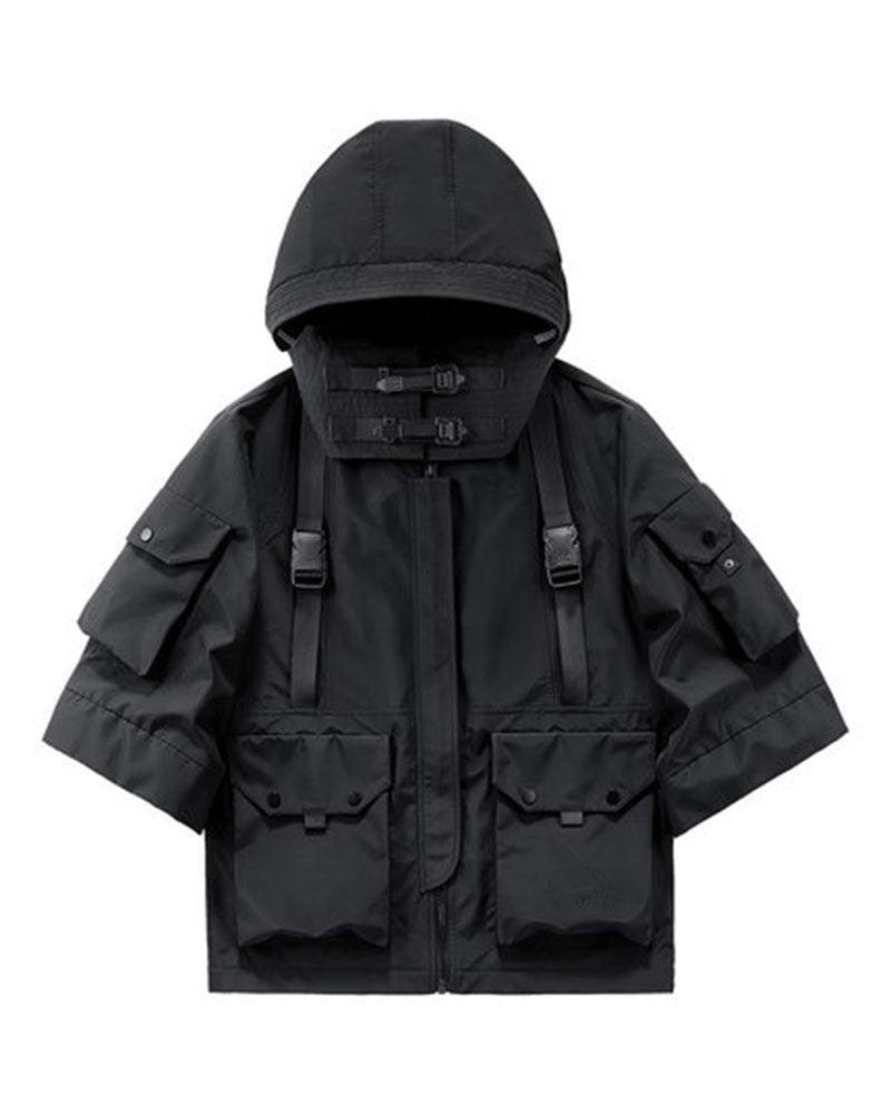 Hooded Jacket,hooded jacket men,jacket,Techwear jacket,Futuristic jacket,techwear jacket, tech jacket,cyberpunk jacket, cyberpunk techwear jacket, cyberpunk aesthetic outfits,cyberpunk clothes,cyber fashion,cyberpunk aesthetic,cyberpunk fashion,cyberpunk samurai jacket, samurai jacket cyberpunk,ninja costume,ninja halloween costume,samurai jacket