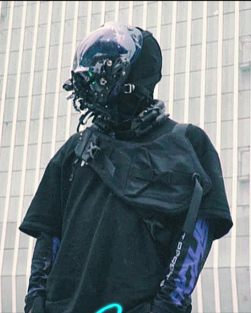 Out of Space Cyberpunk Necklace - Techwear Official