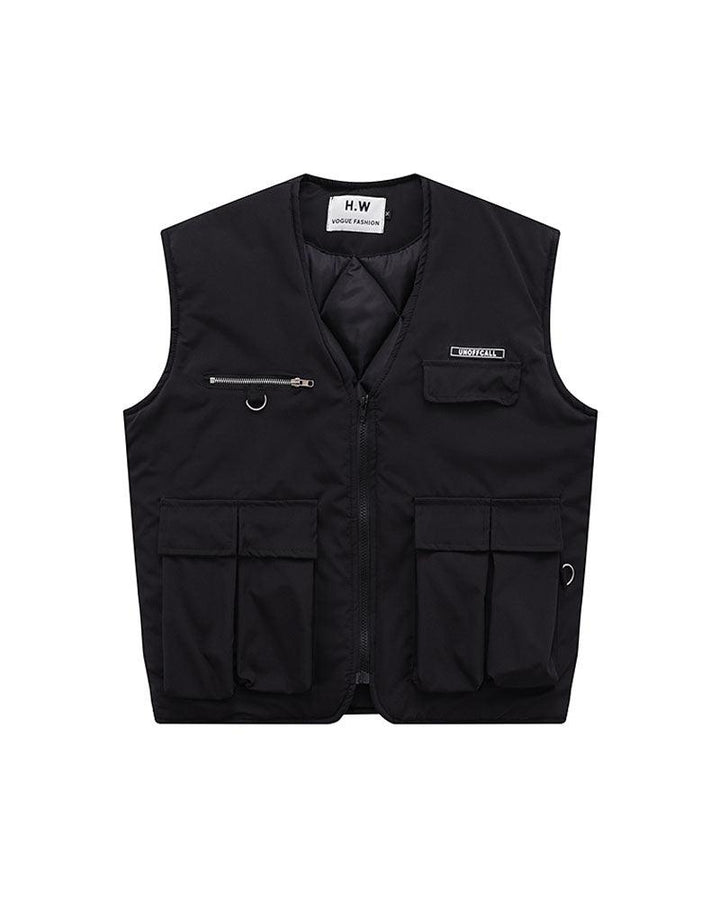 Oversize Winter Cargo Vest - Techwear Official