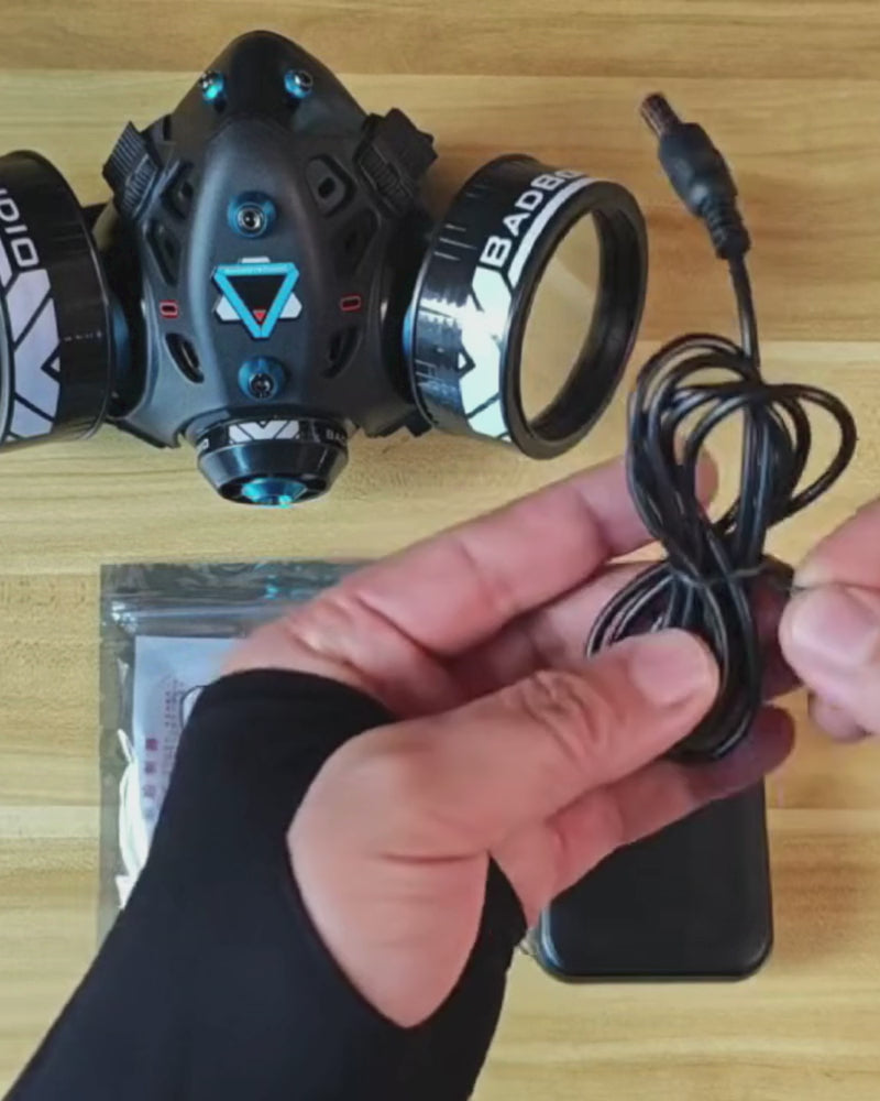Futuristic Glowing Cyberpunk Led Mask