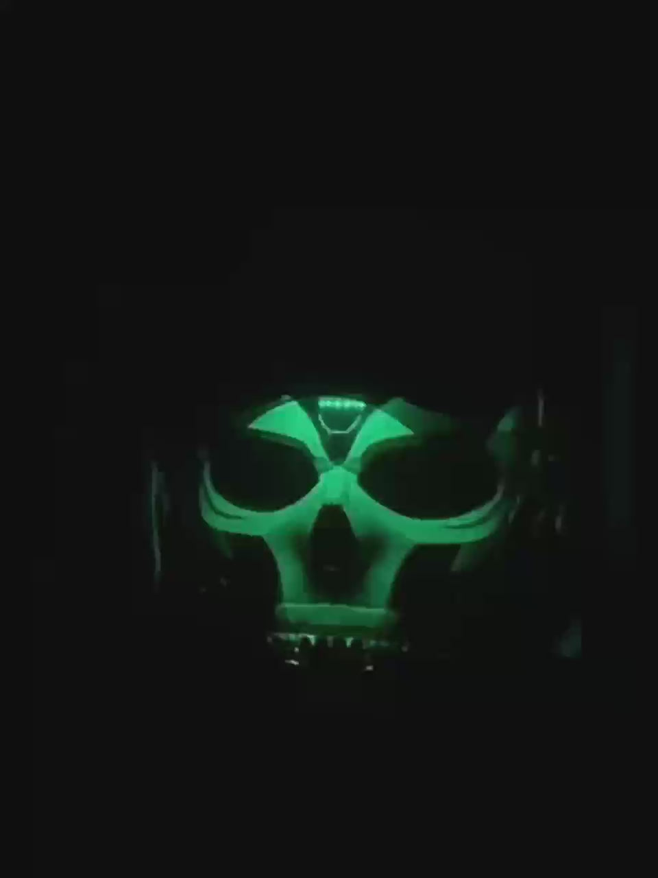 APP-Controlled LED Skull Cyberpunk Helmet Mask