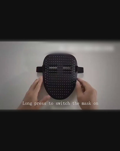 APP Changing Face Led Cyberpunk Mask