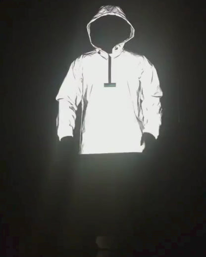 Techwear Reflective Hooded Jacket