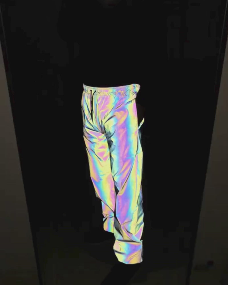Techwear Colorful Reflective Pants