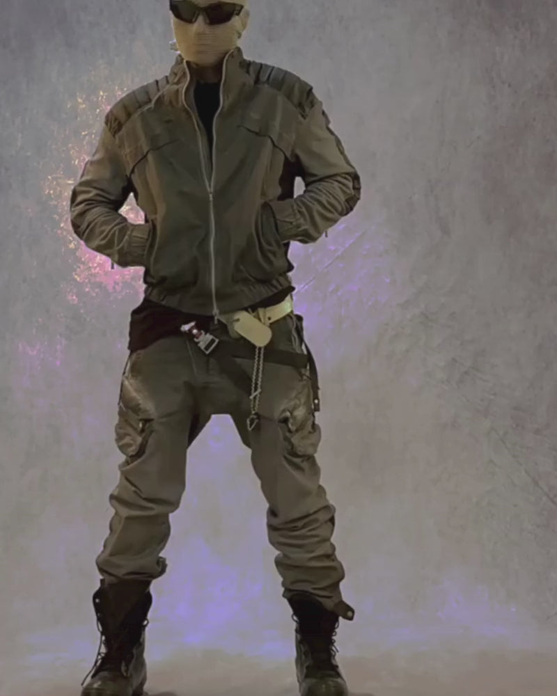 Wasteland Wear Contrast Folded Trim Jacket