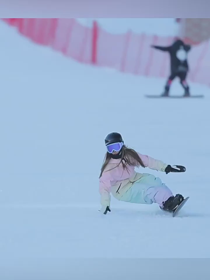 Ski Wear Snow Gear Rainbow Unicorn Snow Suit -Unisex