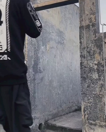 Cyberpunk Techwear Skull Hoodie