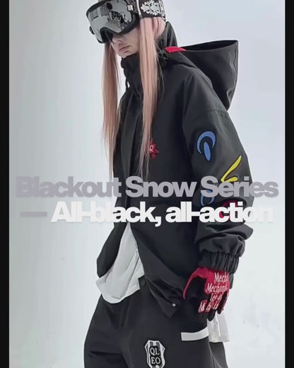 Ski Wear Night Warrior 3L Fleece Ski Suit - Unisex (Single Unit Available)