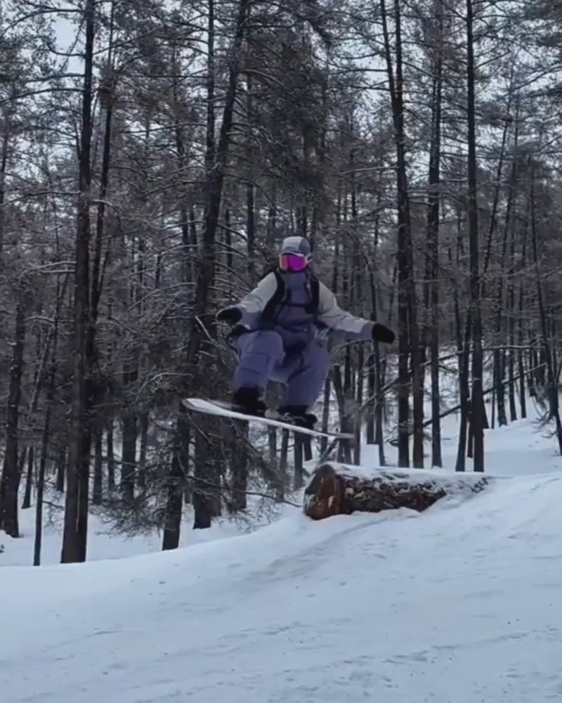 Ski Wear Snowboard 3L Purple Snow Jacket&amp;Pants Suit - Unisex (Single Unit Available)