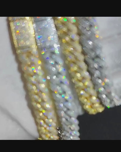 Hip Hop 12mm Iced Cuban Link Bracelet