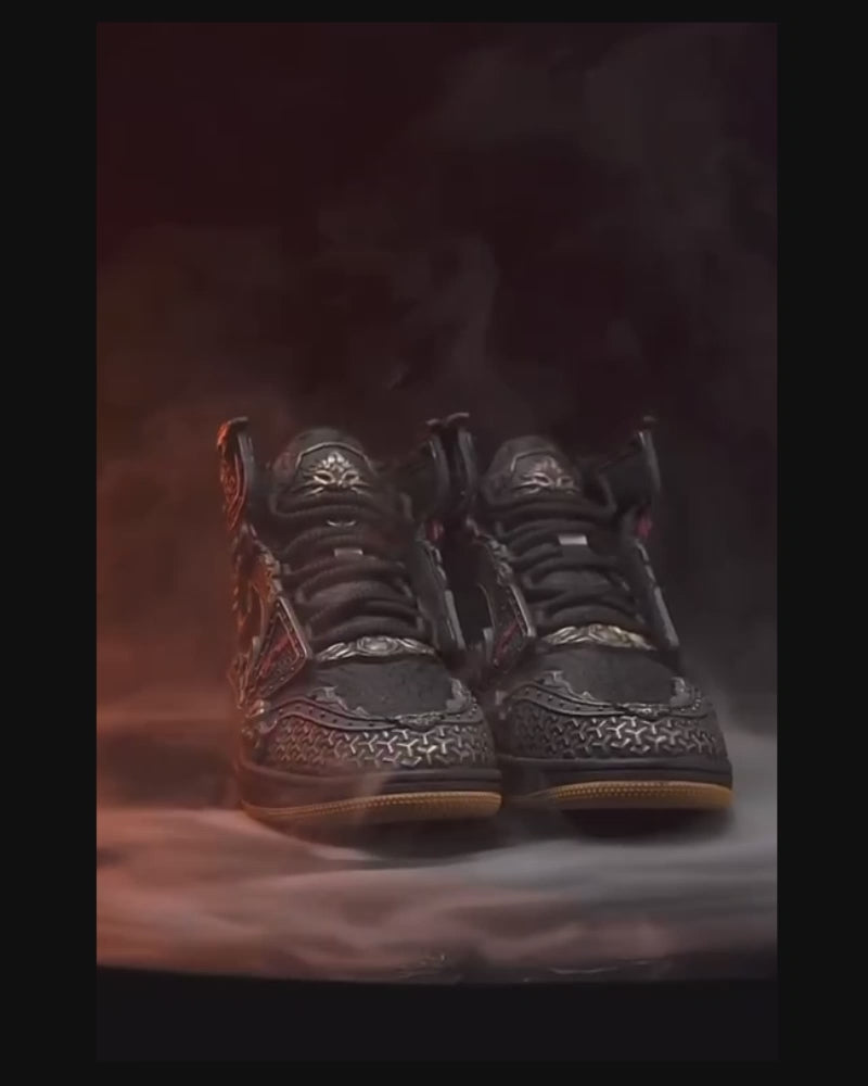 Techwear Armor High-Top Sneakers