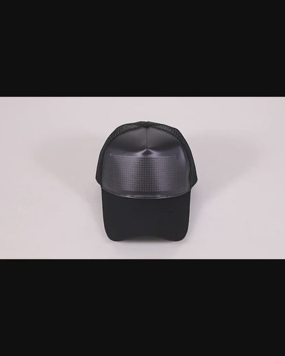 Dance Miracle Cyberpunk LED Display Cap ( Customizable Text And Image Available)