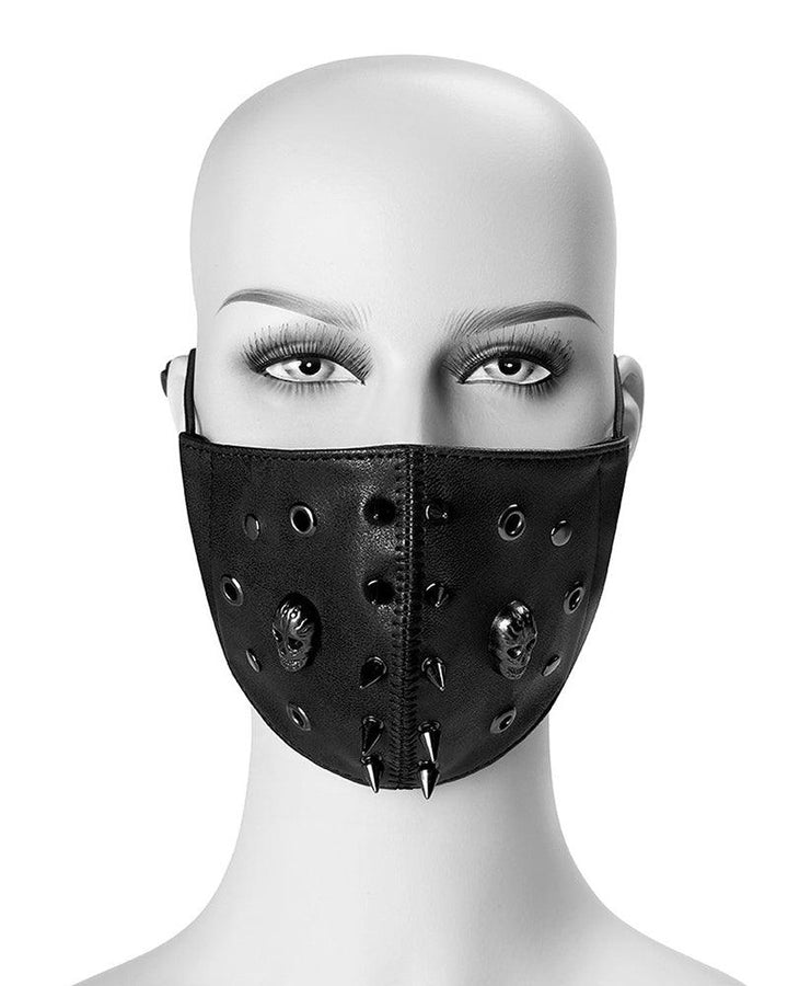 Read Your Mind Skull Rivet Mask - Techwear Official