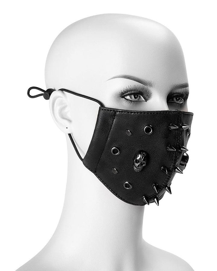 Read Your Mind Skull Rivet Mask - Techwear Official