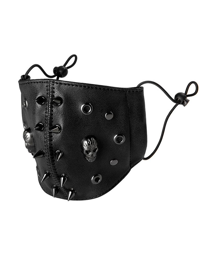 Read Your Mind Skull Rivet Mask - Techwear Official