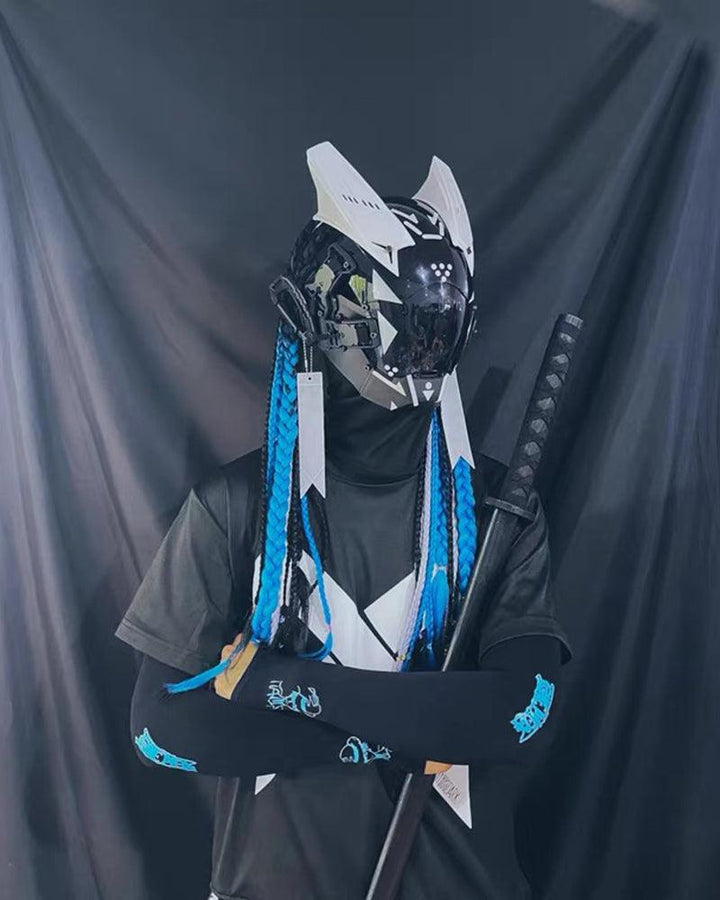 Revenge Warrior Dreadlocks Mask - Techwear Official