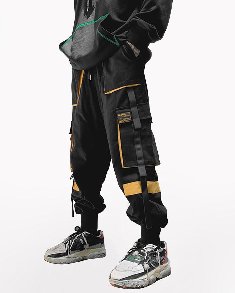 Riddle Me This Patchwork Cargo Pants - Techwear Official