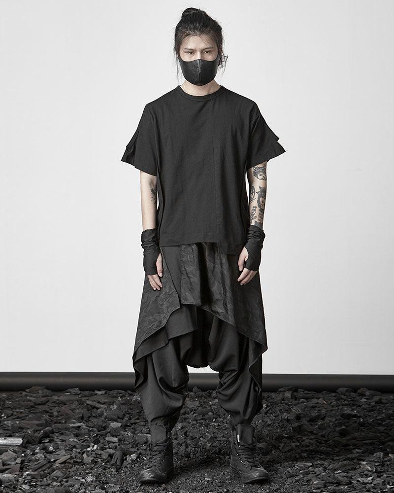 MFCT Men's Double Ninja Streetwear Joggers Black Techwear Urban Pants | eBay