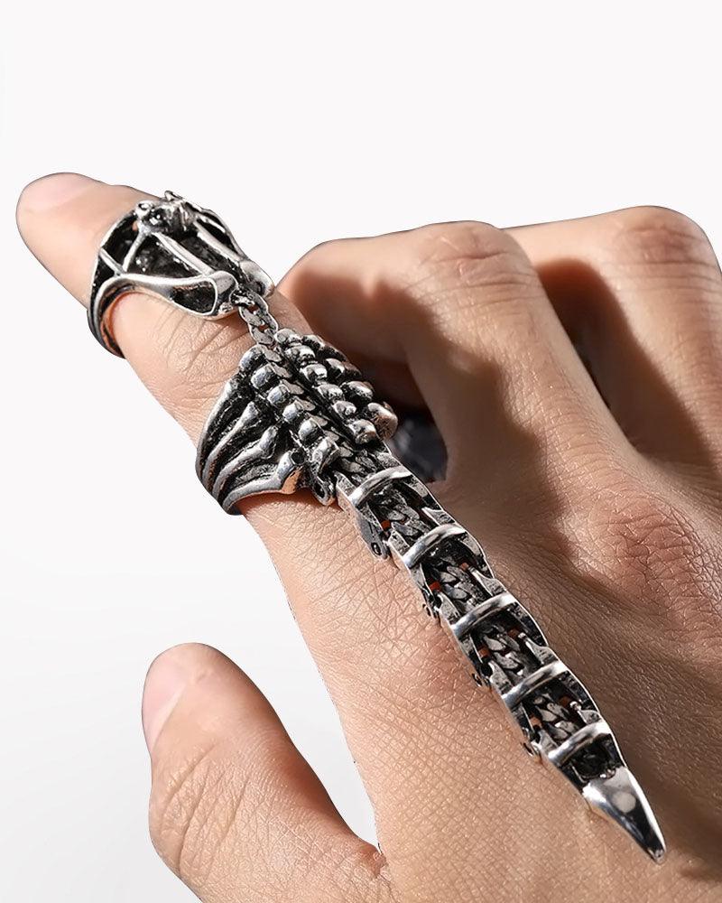 Scorpion Bone Telescopic Ring – Techwear Official