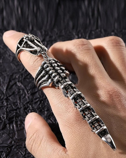 Scorpion Bone Telescopic Ring - Techwear Official