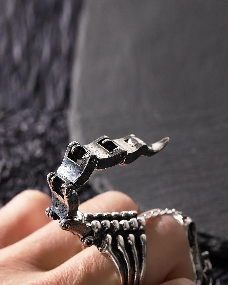 Scorpion Bone Telescopic Ring - Techwear Official