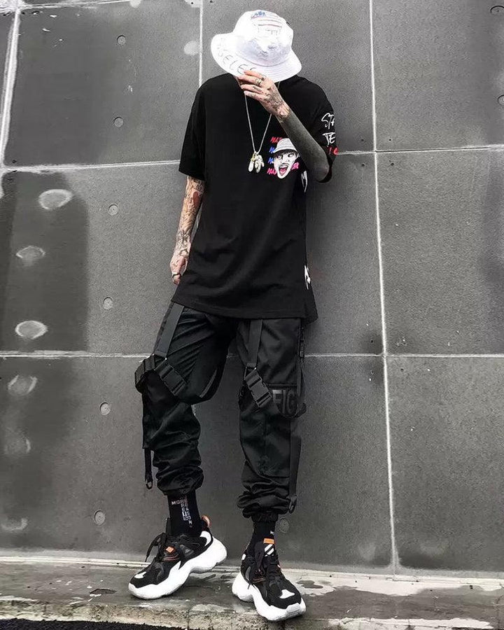 See You At A Higher Level Ribbon Pants - Techwear Official